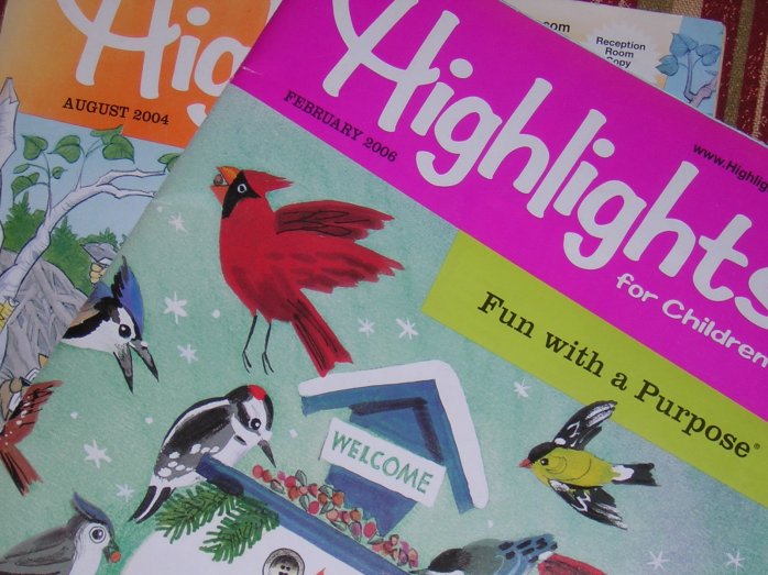 My dentist gave me his old Highlights!